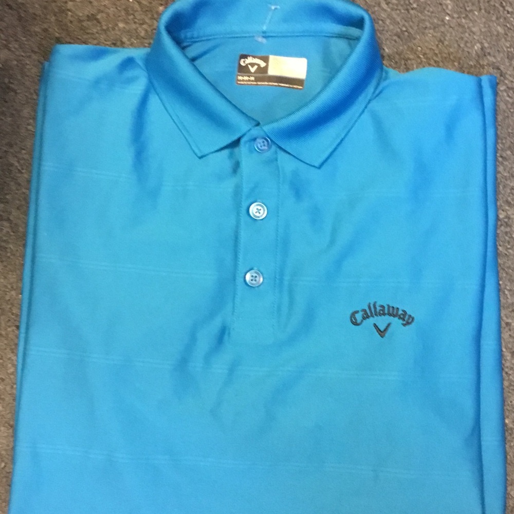 Callaway Men's Vibrant Blue Polo - Picture 3 of 4